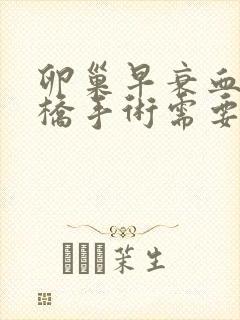 卵巢早衰血管搭桥手术需要多少钱