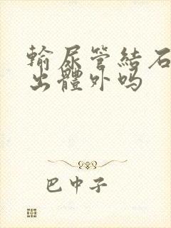 输尿管结石能排出体外吗