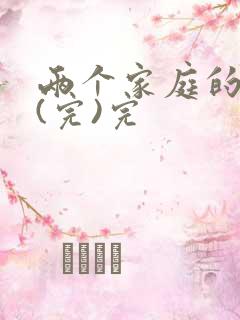 两个家庭的故事(完)完