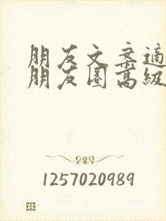 朋友文案适合发朋友圈高级短句