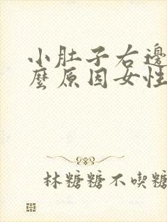 小肚子右边痛什么原因女性