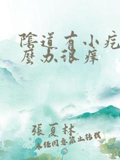 阴道有小疙瘩怎么办很痒