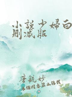 小说少妇白洁无删减版