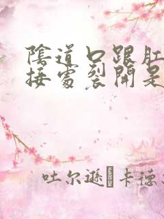 阴道口跟肛门连接处裂开是怎么回事