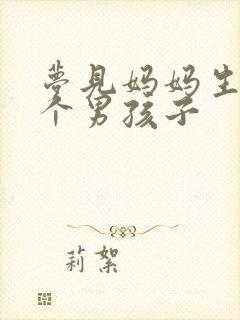 梦见妈妈生了一个男孩子