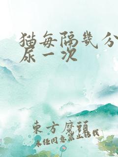 猫每隔几分钟就尿一次