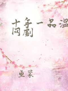 十年一品温如言网剧