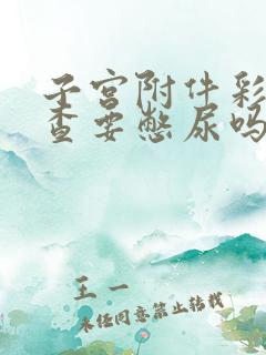 子宫附件彩超检查要憋尿吗