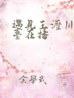 遇见王沥川哪个台在播