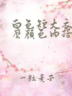 白色短大衣配什么颜色内搭好看