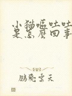 小猫呕吐吐黄水是怎么回事