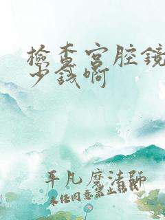 检查宫腔镜要多少钱啊