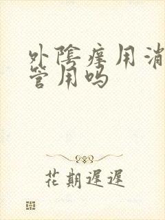 外阴痒用消糜栓管用吗