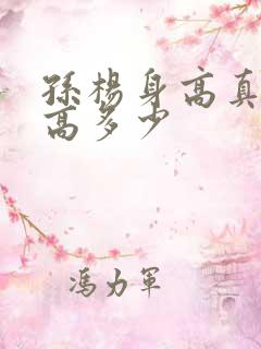 孙杨身高真实身高多少