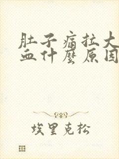 肚子痛拉大便有血什么原因