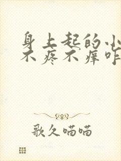 身上起的小红点不疼不痒咋回事