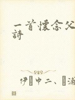 一首怀念父亲的诗