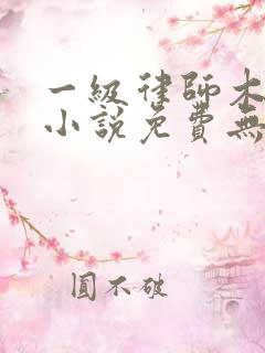 一级律师木苏里小说免费无弹窗