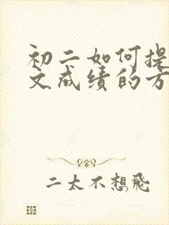 初二如何提升语文成绩的方法