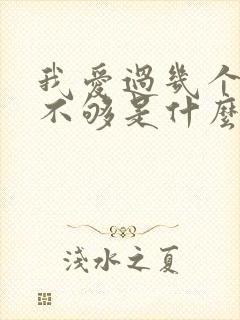 我爱过几个人还不够是什么歌