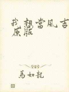 我想当风吉他谱原版