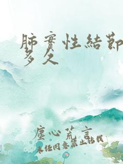 肺实性结节随访多久