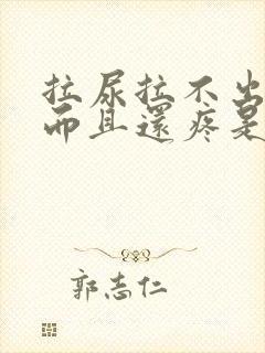 拉尿拉不出来,而且还疼是怎么回事