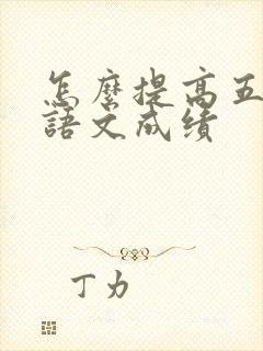 怎么提高五年级语文成绩