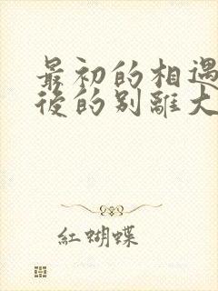 最初的相遇,最后的别离大结局