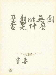 孕期nt无创检查是什么