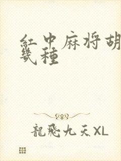 红中麻将胡牌有几种