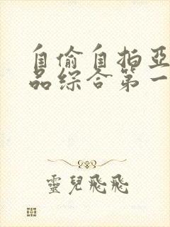 自偷自拍亚洲精品综合第一页