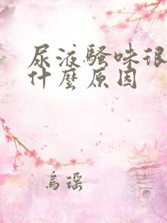 尿液骚味很重是什么原因