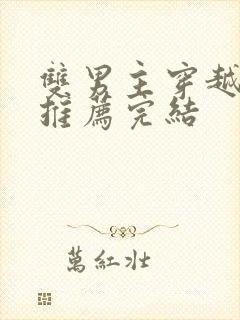 双男主穿越小说推荐完结