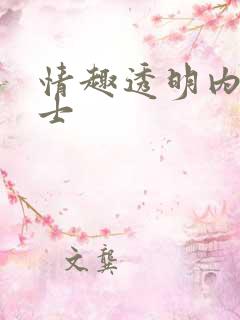 情趣透明内裤男士