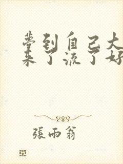 梦到自己大姨妈来了流了好多血