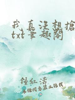 我真没想抢男主txt笔趣阁