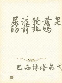 尿液发黄是怀孕的前兆吗