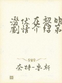 潜伏在黎明之前剧情介绍第40集