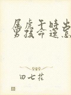 属虎午时出生的男孩命运怎么样