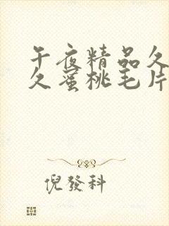 午夜精品久久久久蜜桃毛片