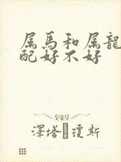 属马和属龙的婚配好不好