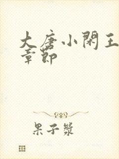 大唐小闲王最新章节