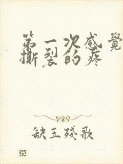 第一次感觉下体撕裂的疼