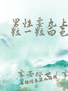 男性睾丸上长一粒一粒白色颗粒是什么原因