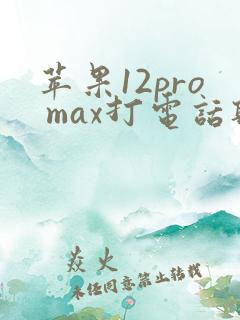 苹果12pro max打电话听不见声音