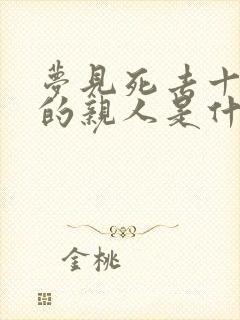 梦见死去十几年的亲人是什么意思