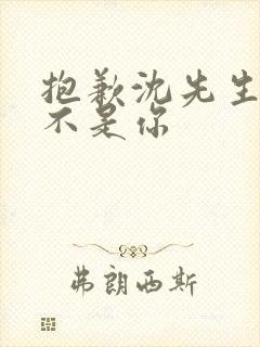 抱歉沈先生孩子不是你