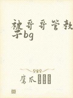 被哥哥管教的日子bg