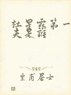 杜星霖第一任丈夫是谁